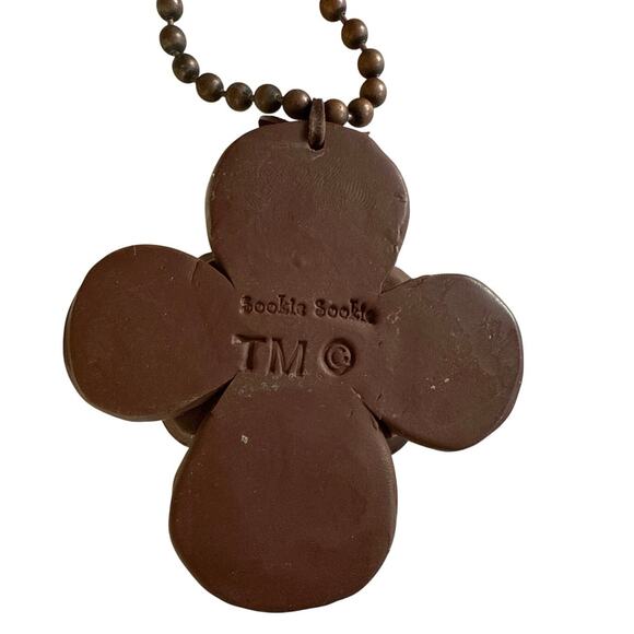 Sooki Sooki Brown Turquoise Western Rodeo Cross Flower Chunky Necklace - Picture 2 of 4
